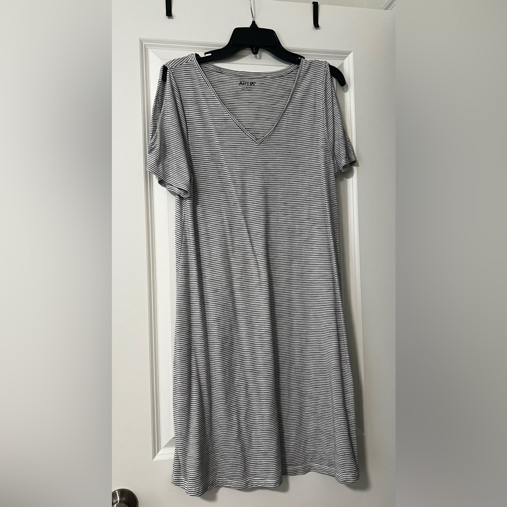 Woman’s Striped Sundress